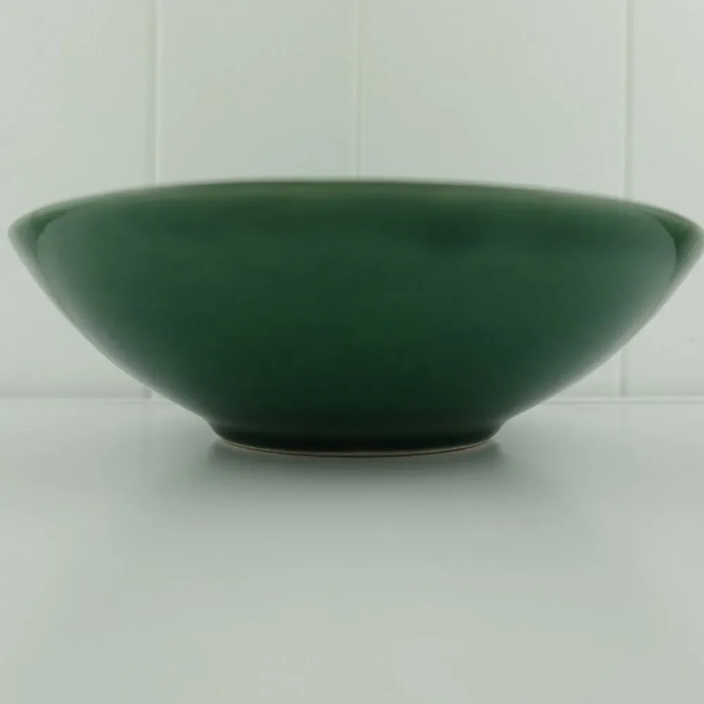 Pier 1 Stoneware Jade Leaves Bowl